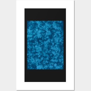 Blue leaves Posters and Art